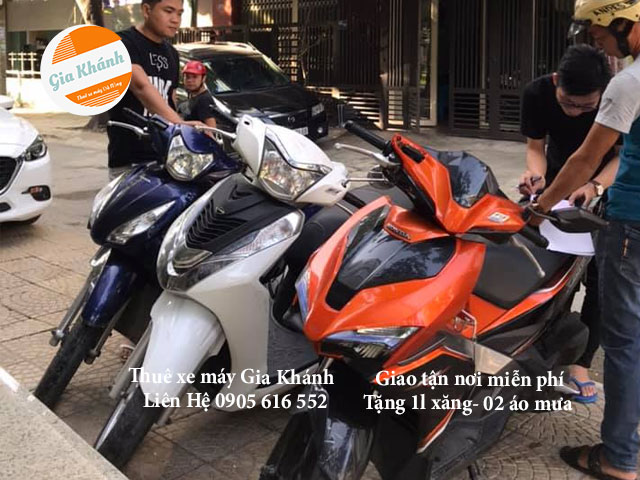 Thuê xe máy ở Tuy Hòa Phú Yên anh sang